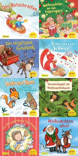 Cover for Pixi-Weihnachts-8er-Set 39: Pixis Weihnachtsgeschenke (8x1 Exemplar) (Book) (2024)