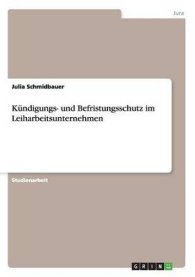 Cover for Schmidbauer · Kündigungs- und Befristungs (Buch) (2016)