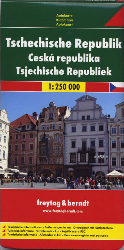 Ak 7603 Tschechische Republik 1:250000 - Freytag & Berndt - Książki - Freytag & Berndt - 9783707912852 - 30 czerwca 2015