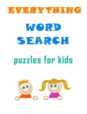 Cover for Dcoding Gifts · Everything Word Search Puzzles for kids (Pocketbok) (2020)
