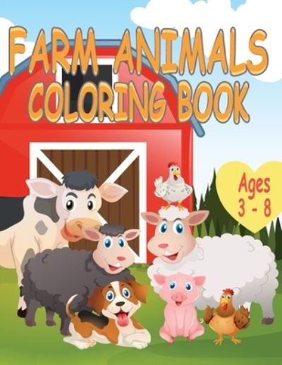 Cover for Krake Business · Farm Animals Coloring Book (Paperback Bog) (2020)