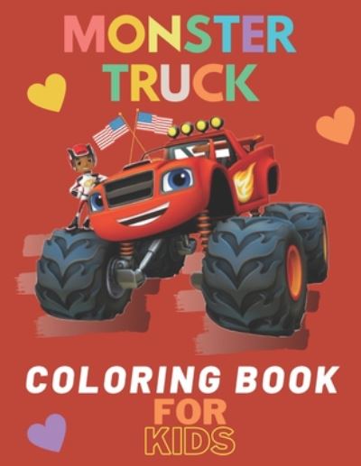 Cover for Karim El Ouaziry · Monster Truck Coloring Book (Paperback Book) (2020)