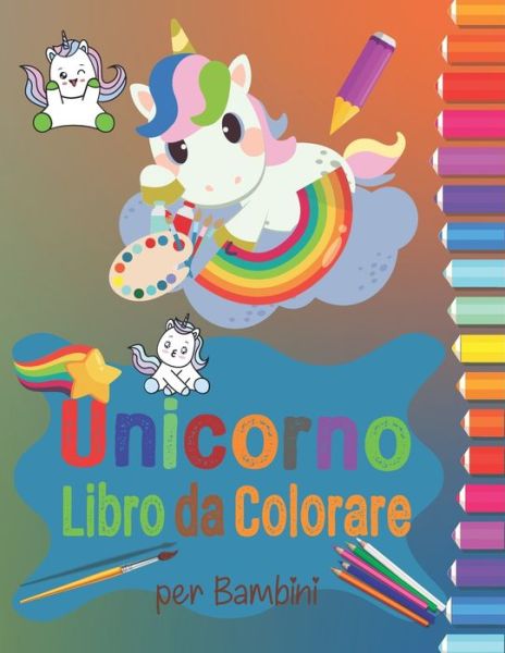 Cover for Elegant Art Libro Da Colorare · Unicorno Libro da Colorare per Bambini (Paperback Book) (2021)