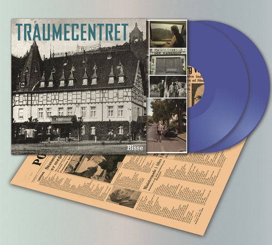 Cover for Bisse · Traumecentret (LP) [Blue Vinyl edition] (2023)