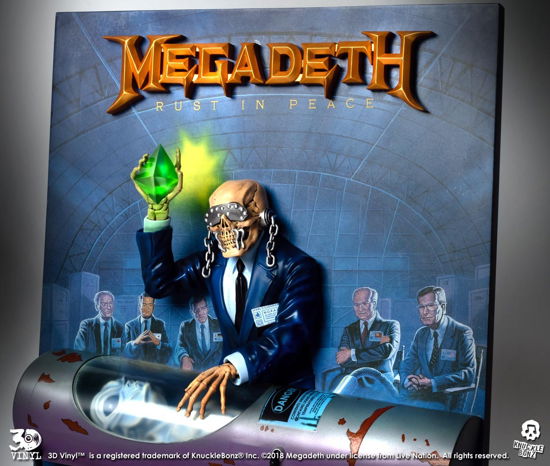 Megadeth 3D Vinyl Statue Rust In Peace 30 cm - Knucklebonz - Gadżety - KNUCKLE BONZ - 0655646624853 - 22 czerwca 2024