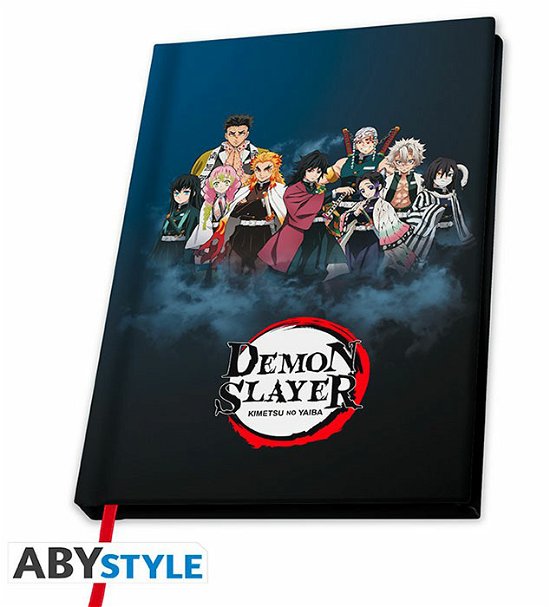 Cover for Demon Slayer: Abystyle · Demon Slayer: Abystyle - Pillars (a5 Notebook / Quaderno) (Leketøy)