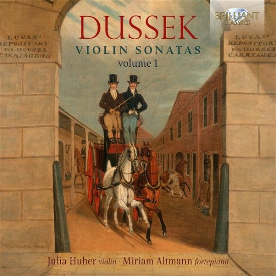 Cover for Miriam Altmann-rose / Julia Huber-warzecha · Dussek: Violin Sonatas / Volume 1 (CD) (2022)