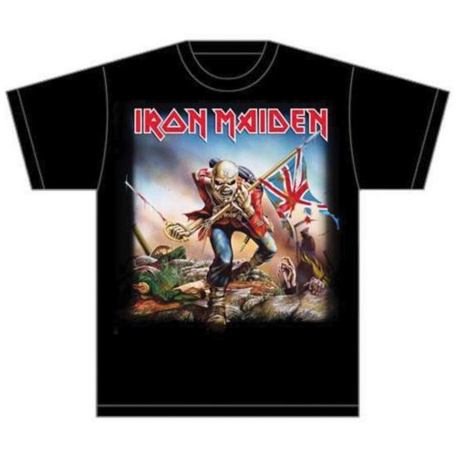 Iron Maiden Unisex T-Shirt: Trooper - Iron Maiden - Fanituote - ROFF - 5055295344853 - maanantai 27. toukokuuta 2013