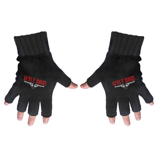 Cover for Guns N Roses · Guns N' Roses Unisex Fingerless Gloves: Logo &amp; Pistols (TØJ) [Unisex edition]