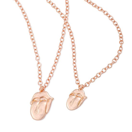 Cover for The Rolling Stones · The Rolling Stones Necklace &amp; Bracelet Set: Rose Gold Tongue (MERCH)
