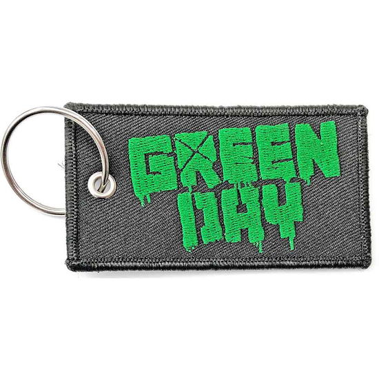 Green Day Keychain: Logo (Double Sided Patch) - Green Day - Koopwaar -  - 5056368603853 - 