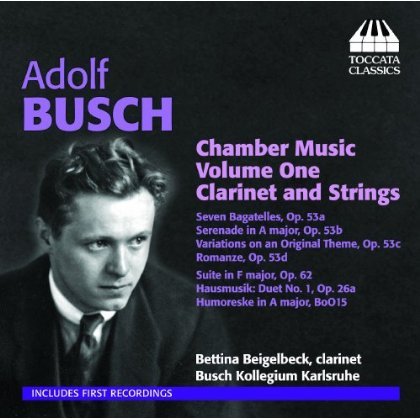 Cover for Busch / Beigelbeck / Busch Kollegium Karlsruhe · Chamber Music 1: Clarinet &amp; Strings (CD) (2013)