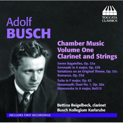 Chamber Music 1: Clarinet & Strings - Busch / Beigelbeck / Busch Kollegium Karlsruhe - Muzyka - TOCCATA - 5060113440853 - 29 października 2013