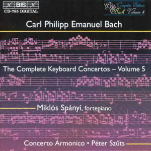 Complete Keyboard Concerti V - Bach,c.p.e. / Spanyi - Musik - BIS RECORDS - 7318590007853 - 18. marts 1997