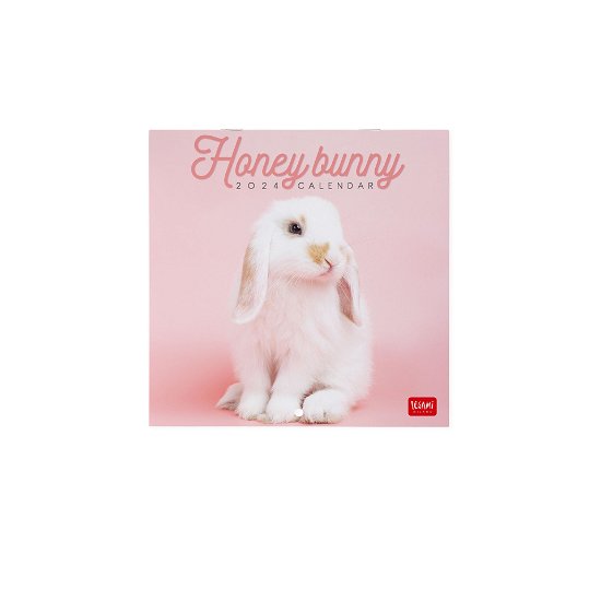 Cover for Legami · Wall Calendars - 2024 Wall Calendar - Honey Bunny - 18x18 - Animals (Taschenbuch) (2023)