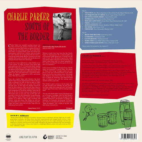 Cover for Charlie Parker · South Of The Border (LP) [Coloured edition] (2020)