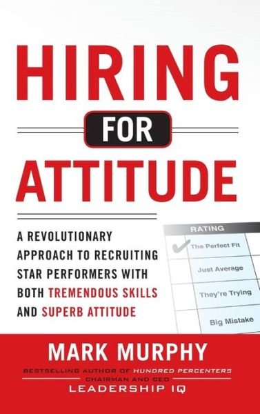 Cover for Mark Murphy · Hiring for Attitude: A Revolutionary Approach to Recruiting and Selecting People with Both Tremendous Skills and Superb Attitude (Inbunden Bok) [Ed edition] (2012)