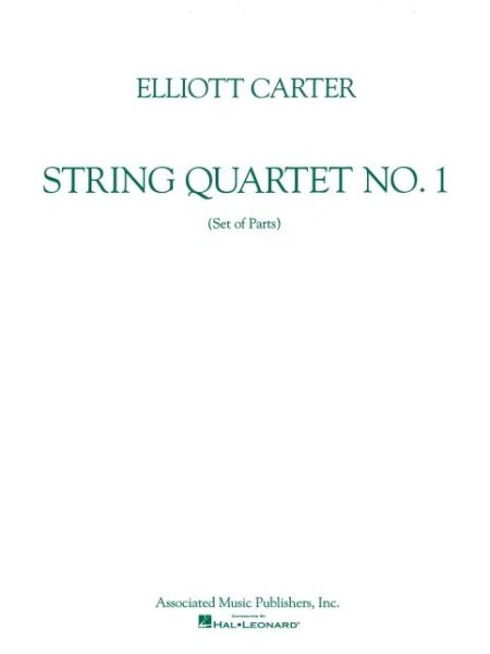 Cover for Elliott Carter · String Quartet No. 1 (1951) (Paperback Book) (1986)