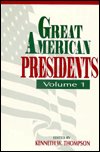 Cover for Kenneth W. Thompson · Great American Presidents (Paperback Book) (1995)