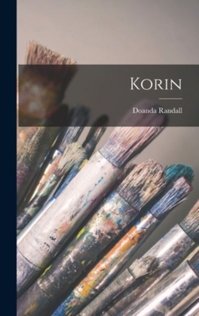 Cover for Doanda Randall · Korin (Hardcover bog) (2021)