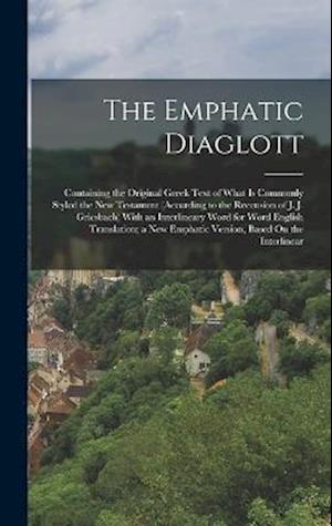 Cover for Anonymous · Emphatic Diaglott (Book) (2022)