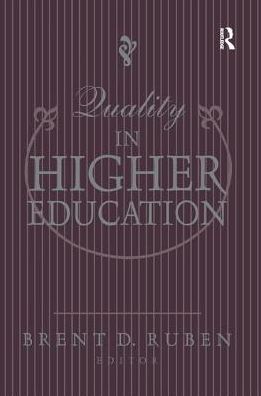 Cover for Brent D. Ruben · Quality in Higher Education (Paperback Book) (2018)