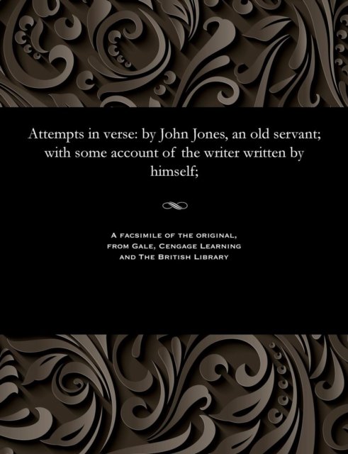Cover for Former Professor of Poetry John Jones · Attempts in Verse (Paperback Book) (1901)