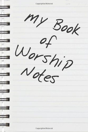 Cover for Justin Hopkins · My Book of Worship Notes (Paperback Book) (2012)