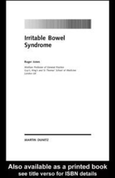 Irritable Bowel Syndrome: pocketbook - Roger Jones - Books - Taylor & Francis Ltd - 9781853179853 - May 3, 2001