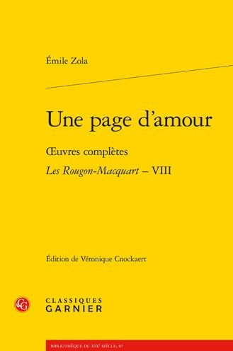 Cover for Emile Zola · Une Page d'Amour (Taschenbuch) (2021)