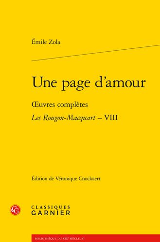 Cover for Emile Zola · Une Page d'Amour (Paperback Bog) (2021)