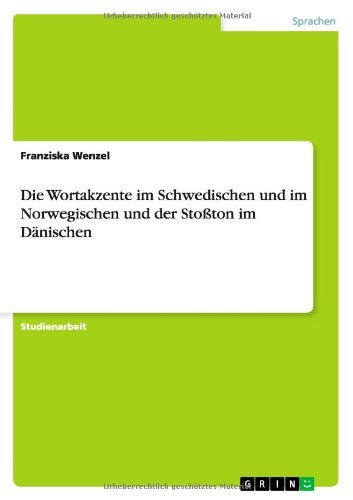Cover for Wenzel · Die Wortakzente im Schwedischen (Book) [German edition] (2013)