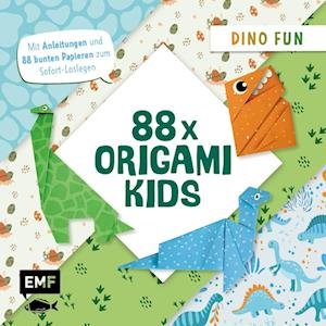 Cover for Precht:88 X Origami Kids · Dino Fun (Book)