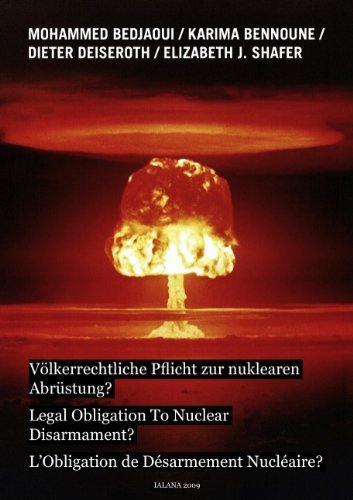 Cover for Elizabeth J. Shafer · Völkerrechtliche Pflicht Zur Nuklearen Abrüstung? (Paperback Bog) [German edition] (2009)