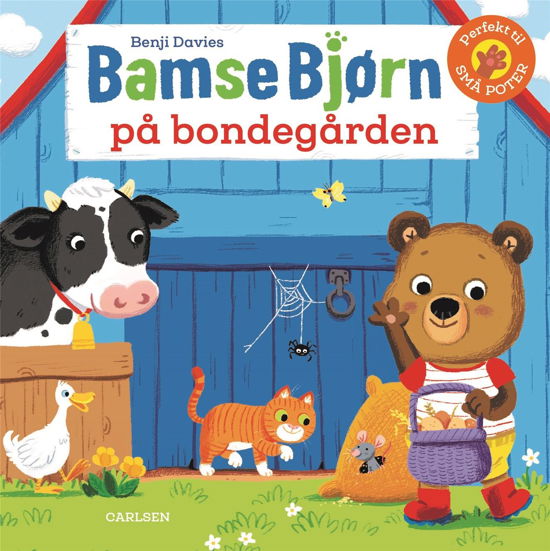 Cover for Benji Davies · Bamse Bjørn: Bamse Bjørn på bondegården (Pappbok) [1:a utgåva] (2019)
