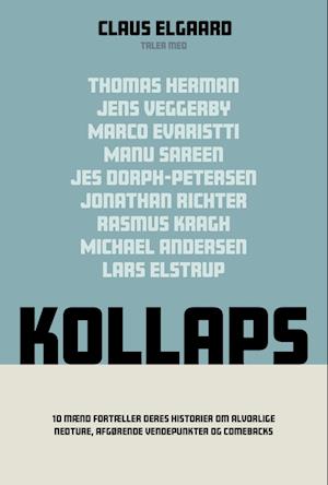 Cover for Claus Elgaard · Kollaps (Sewn Spine Book) [1st edition] (2023)