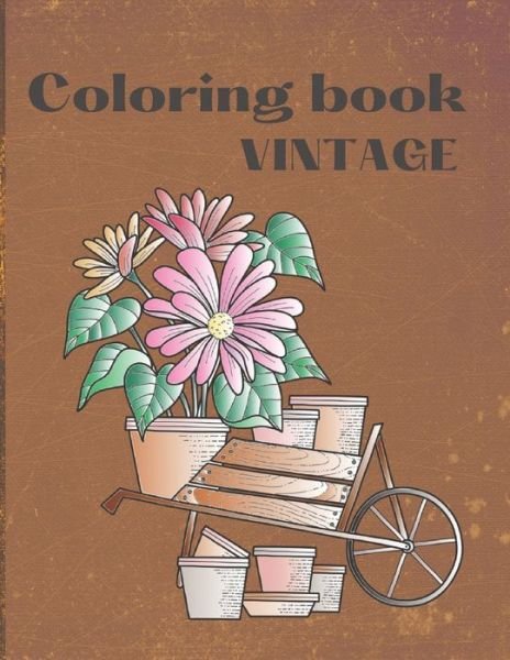 Cover for Pink Stylish Press · Vintage Coloring Book (Paperback Bog) (2021)