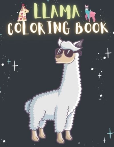 Cover for To The Point · Llama Coloring Book (Paperback Bog) (2020)