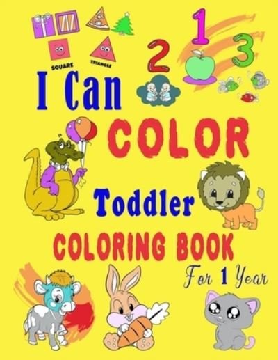 Cover for Heba Studio · I Can Color Toddler Coloring Book for 1 year (Pocketbok) (2020)
