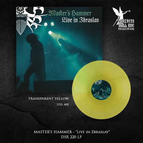 Cover for Master's Hammer · Live in Zbraslav 1989 (Transparent Yellow Vinyl) (LP) (2024)