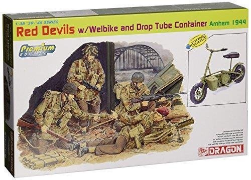Cover for Dragon · Dragon - 1/35 Red Devils W/welbike Drop Tube Cont. (Leketøy)
