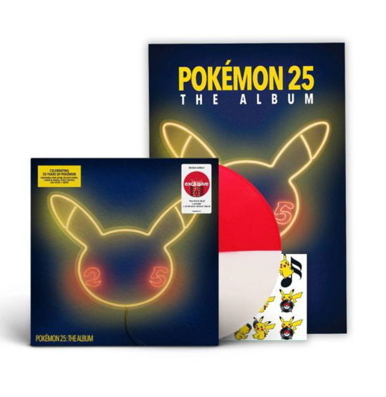 Pokemon 25 (LP) [Limited Red & White Split Vinyl edition] (2022)