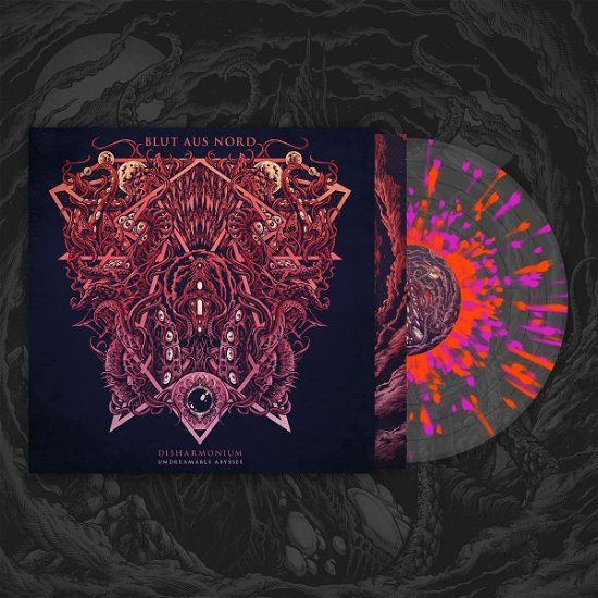 Cover for Blut Aus Nord · Disharmonium - Undreamable Abysses (Clear / Neon Orange / Purple Splatter Vinyl) (LP) (2022)