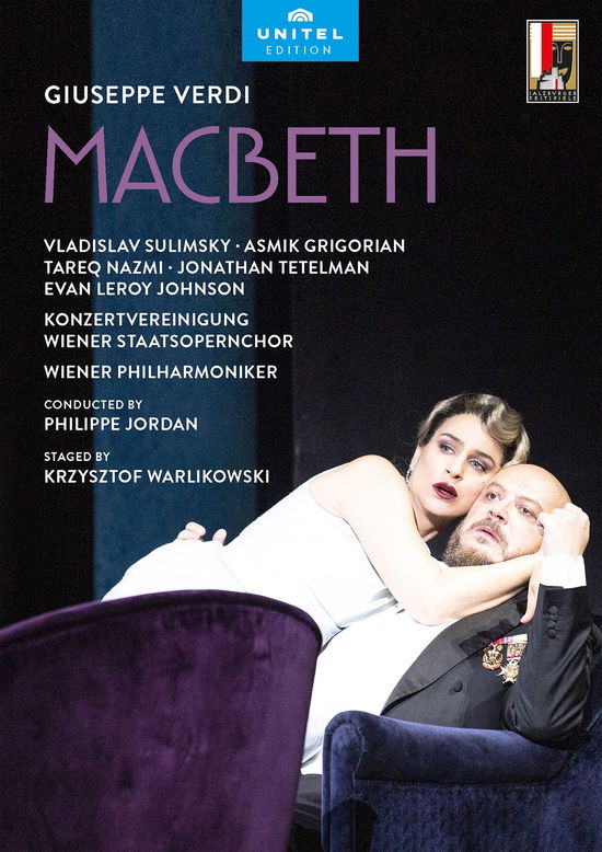 Cover for Vladislav Sulimsky; Asmik Grigorian; Tareq Nazmi; Caterina Piva; Evan Leroy Johnson; Jonathan Tetelman; Konzertvereinigung Wiener Staatsopernchor; Krzysztof Warlikowski; Wiener Philharmoniker · Verdi: Macbeth (DVD) (2024)