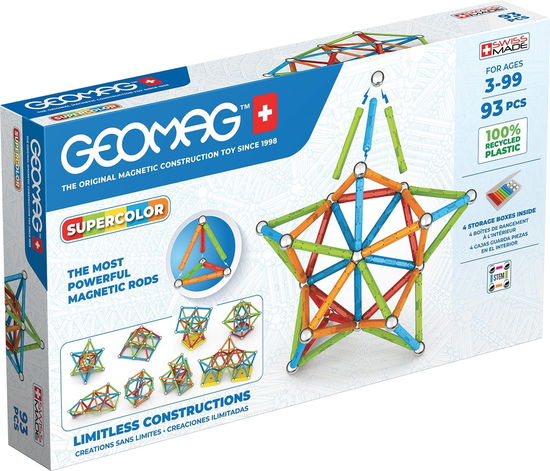 Cover for Geomag · Geomag Super Color Recycled 93Dlg (Toys)