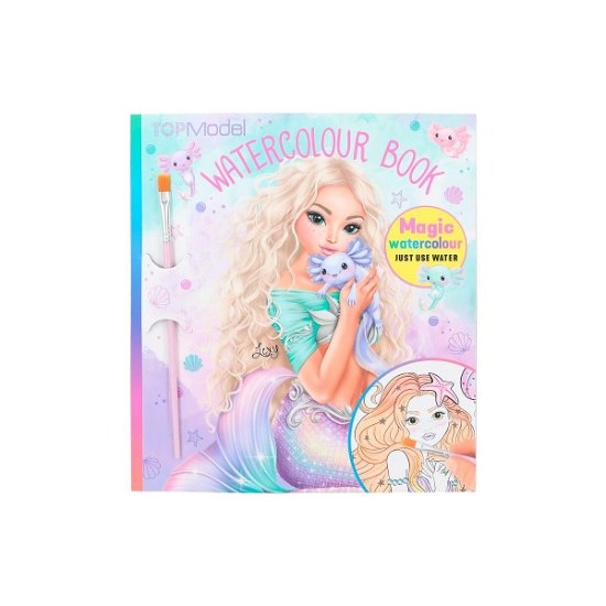 Cover for Topmodel · Watercolour Book Mermaid - (412414) (Leksaker)