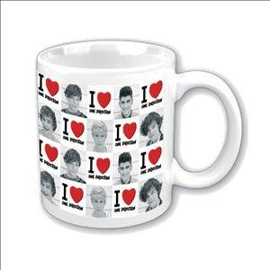 One Direction I Love One Direction Photo Tiles Boxed Mug - One Direction - Merchandise - Global - Accessories - 5055295334854 - 29. oktober 2012