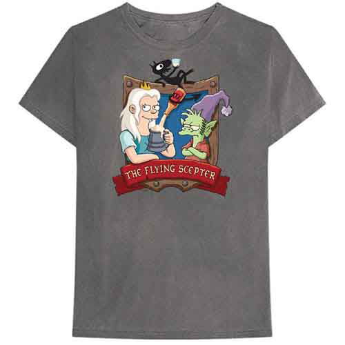 Disenchantment Unisex T-Shirt: Flying Sceptre - Disenchantment - Merchandise -  - 5056368606854 - 