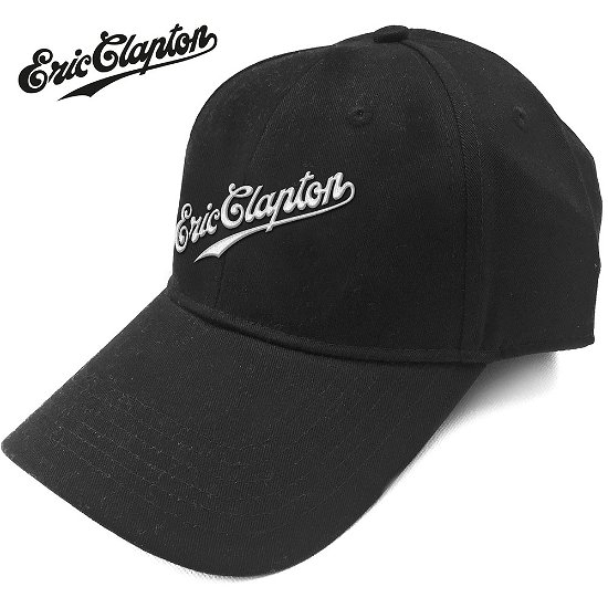 Cover for Eric Clapton · Eric Clapton Unisex Baseball Cap: Script Logo (CLOTHES) [Black - Unisex edition]