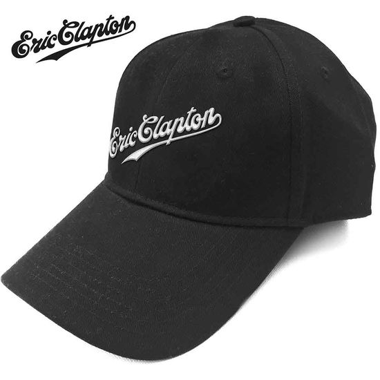 Cover for Eric Clapton · Eric Clapton Unisex Baseball Cap: Script Logo (TØJ) [Black - Unisex edition]